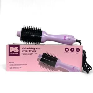 POPSUGAR Volumizing Hair Dryer Brush New Open Box $40 Pink Styling Tool 2.75"
